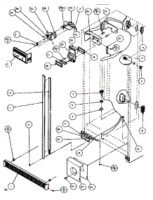 Controls & Cabinet (Ref / Frz) parts for Amana Side-By-Side Refrigerator ASE526K-P1109904W from AppliancePartsPros.com