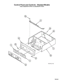 Control Panel / Controls-Stacked Models parts for Speed Queen Dryer ASGE8AGW113TW01 from AppliancePartsPros.com