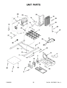 Unit Parts parts for Amana Side-By-Side Refrigerator ASI2175GRB09 from AppliancePartsPros.com