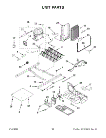 Unit Parts parts for Amana Side-By-Side Refrigerator ASI2175GRS08 from AppliancePartsPros.com