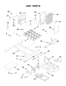 Unit Parts parts for Amana Side-By-Side Refrigerator ASI2175GRW00 from AppliancePartsPros.com