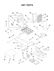 Unit Parts parts for Amana Side-By-Side Refrigerator ASI2175GRW04 from AppliancePartsPros.com