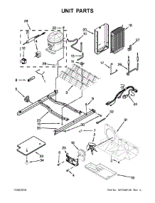 Unit Parts parts for Amana Side-By-Side Refrigerator ASI2275FRB00 from AppliancePartsPros.com