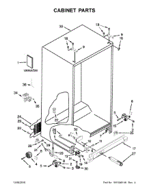 Cabinet Parts parts for Amana Side-By-Side Refrigerator ASI2275FRW00 from AppliancePartsPros.com
