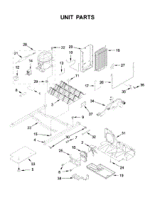Unit Parts parts for Amana Side-By-Side Refrigerator ASI2575GRB02 from AppliancePartsPros.com