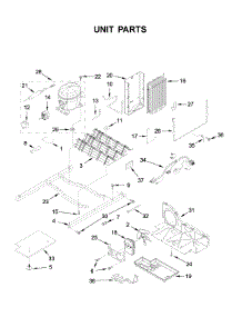 Unit Parts parts for Amana Side-By-Side Refrigerator ASI2575GRB04 from AppliancePartsPros.com