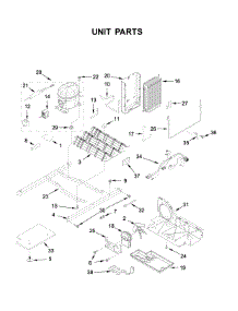 Unit Parts parts for Amana Side-By-Side Refrigerator ASI2575GRS01 from AppliancePartsPros.com