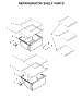 Refrigerator Shelf Parts