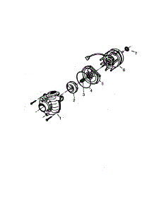 Wash Pump Parts parts for Amana Dishwasher ASU9000CBB-P1182604W from AppliancePartsPros.com