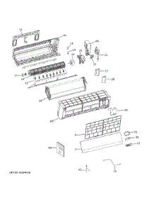 Room Air Conditioner parts for Ge Air Handler ASYW09PRDWB from AppliancePartsPros.com