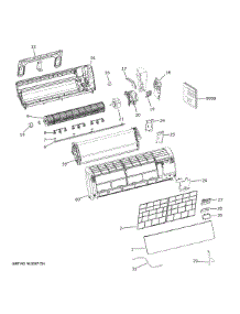 Room Air Conditioner parts for Ge Air Handler ASYW12CRAWA1 from AppliancePartsPros.com
