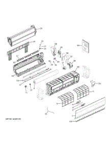 Room Air Conditioner parts for Ge Air Handler ASYW18URDWA from AppliancePartsPros.com