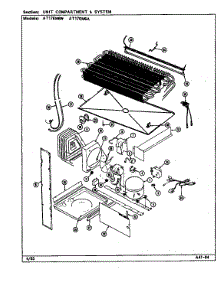 Unit Compartment & System parts for Admiral Top-Mount Refrigerator AT17EM6A/DA32A from AppliancePartsPros.com