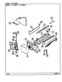 Ice Maker parts for Admiral Top-Mount Refrigerator AT21EM9FV/DA79A from AppliancePartsPros.com