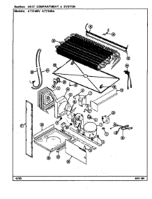 Unit Compartment & System parts for Admiral Top-Mount Refrigerator AT21M9A/DD66A from AppliancePartsPros.com