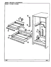 Shelves & Accessories parts for Admiral Top-Mount Refrigerator AT21M9A/DD66A from AppliancePartsPros.com