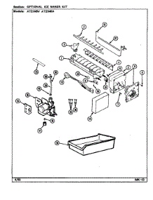 Optional Ice Maker Kit parts for Admiral Top-Mount Refrigerator AT21M9A/DD66A from AppliancePartsPros.com
