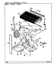 Unit Compartment & System parts for Admiral Top-Mount Refrigerator AT21M9FA/DD64A from AppliancePartsPros.com