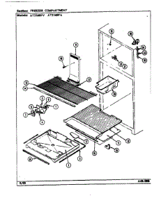 Freezer Compartment parts for Admiral Top-Mount Refrigerator AT21M9FA/DD64A from AppliancePartsPros.com