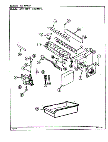 Ice Maker parts for Admiral Top-Mount Refrigerator AT21M9FA/DD64A from AppliancePartsPros.com