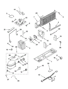 Unit Parts parts for Amana Top-Mount Refrigerator ATF1833MRB00 from AppliancePartsPros.com