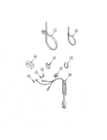 Washer Lead-In Cord / Wire Ties / Clips parts for Alliance Laundry Center ATG50FGP111TW01 from AppliancePartsPros.com