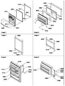 Door Assemblies parts for Amana Top-Mount Refrigerator ATX518VW-P1322503WW from AppliancePartsPros.com