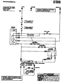 Wiring Schematic parts for Amana Countertop Microwave AU1430.001 from AppliancePartsPros.com