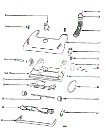 Nozzle And Motor Assembly parts for Eureka Upright Vacuum AU4340AT from AppliancePartsPros.com