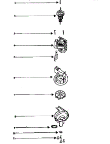 Field Assembly parts for Eureka Upright Vacuum AU9875AT from AppliancePartsPros.com