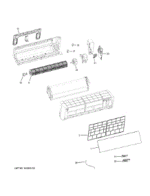Room Air Conditioner parts for  Air Handler AW12LC2VHA from AppliancePartsPros.com