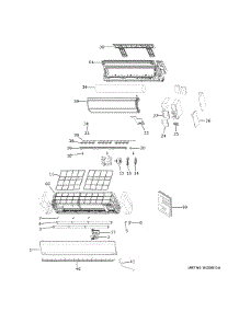 Room Air Conditioner parts for  Air Handler AW18LC2VHB from AppliancePartsPros.com