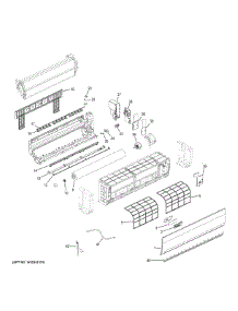 Room Air Conditioner parts for  Air Handler AW24LP2VHA from AppliancePartsPros.com