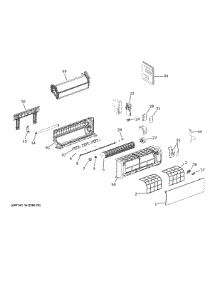 Room Air Conditioner parts for  Air Handler AW24TE2VHA from AppliancePartsPros.com
