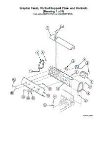 Graphic Panel / Control Support / Controls parts for Alliance Washer AWN432SP113TW01 from AppliancePartsPros.com