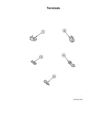 Terminals parts for Alliance Washer AWN432SP113TW01 from AppliancePartsPros.com