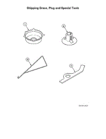 Shipping Brace / Plug / Special Tools parts for Alliance Washer AWN432SP113TW01 from AppliancePartsPros.com