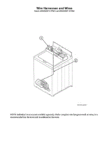 Wire Harnesses & Wires parts for Alliance Washer AWN432SP113TW01 from AppliancePartsPros.com