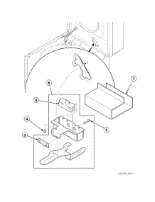 Lid Switch Assembly parts for Alliance Washer AWN432SP113TW04 from AppliancePartsPros.com