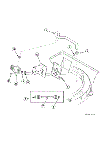 Fill Hose / Mixing Valve-To-Tub Cover Hose parts for Alliance Washer AWN432SP113TW04 from AppliancePartsPros.com