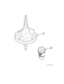 Transmission Assembly parts for Alliance Washer AWN432SP113TW04 from AppliancePartsPros.com