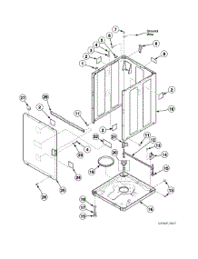 Front Panel / Base / Cabinet Kit parts for Alliance Washer AWN432SP113TW04 from AppliancePartsPros.com