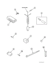 Lead-In Cord / Terminals parts for Alliance Washer AWN432SP113TW04 from AppliancePartsPros.com