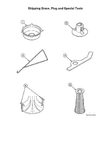 Shipping Brace / Plug / Special Tools parts for Alliance Washer AWN43RSN115TW01 from AppliancePartsPros.com