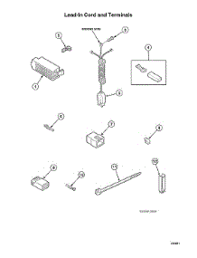 Lead-In Cord / Terminals parts for Speed Queen Washer AWN632SP116TW01 from AppliancePartsPros.com