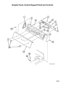 Graphic Panel / Control Support Panel / Controls parts for Speed Queen Washer AWN632SP116TW02 from AppliancePartsPros.com