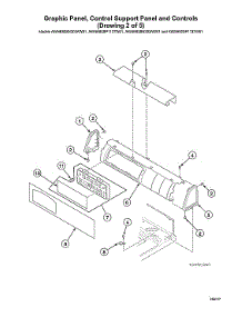 Graphic Panel / Control Support Panel / Controls parts for Speed Queen Washer AWNE92SP113TW01-START-S#1501 from AppliancePartsPros.com