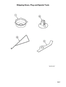 Shipping Brace / Plug / Special Tools parts for Speed Queen Washer AWNE92SP113TW01-START-S#1501 from AppliancePartsPros.com