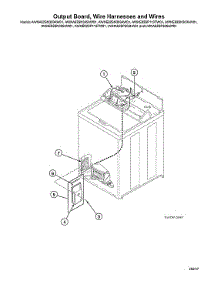 Output Board / Wire Harnesses & Wires parts for Speed Queen Washer AWNE92SP113TW01-START-S#1501 from AppliancePartsPros.com