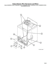 Output Board / Wire Harnesses / Wires parts for Speed Queen Washer AWNE9RSN115TW01 from AppliancePartsPros.com